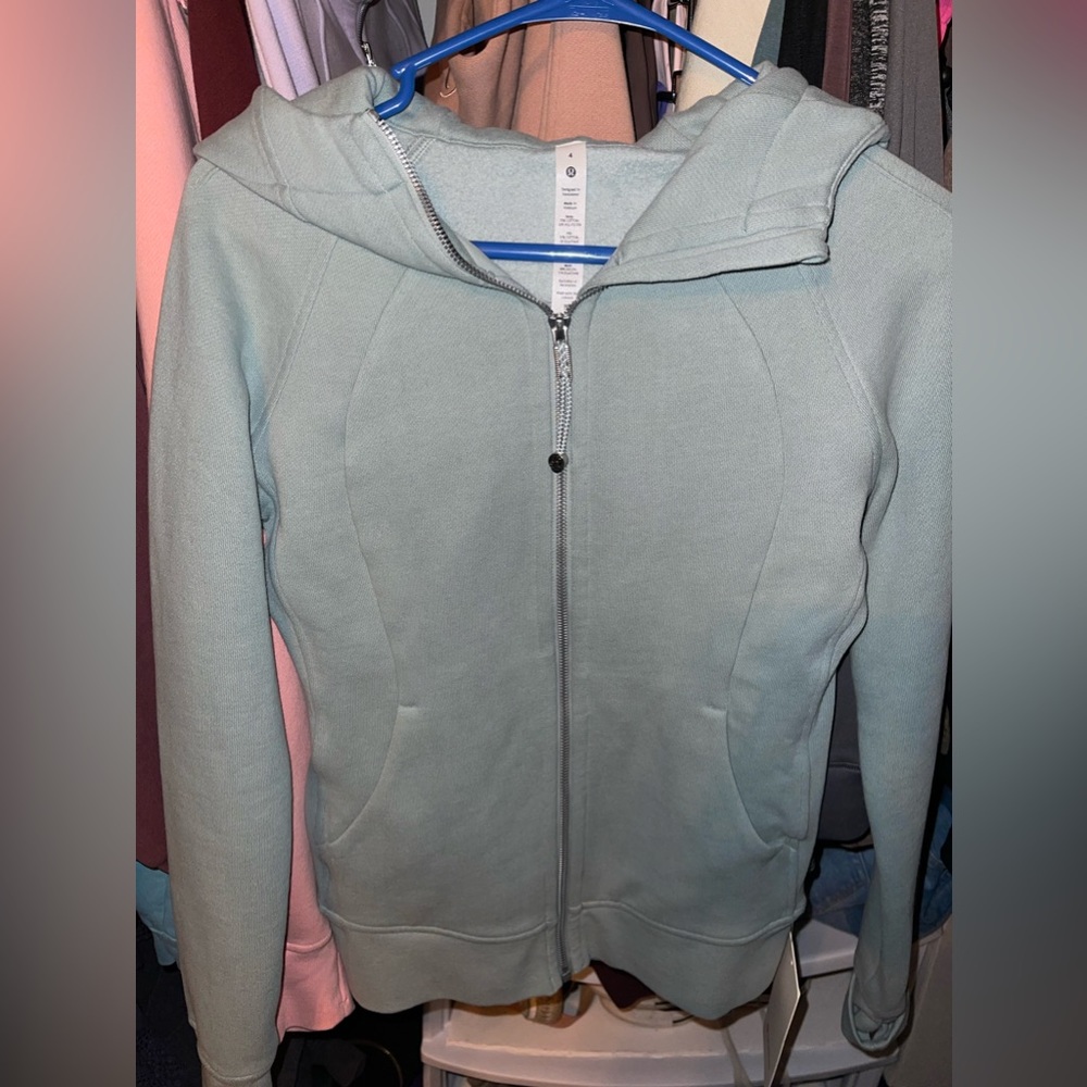NWT Silver Blue Lululemon Oversized Scuba Hoodie